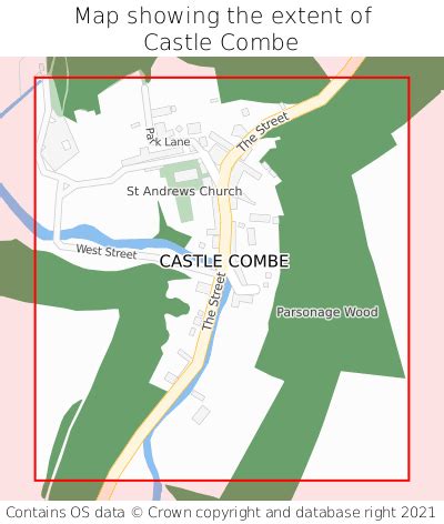 Where is Castle Combe? Castle Combe on a map