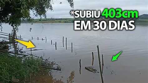 A REPRESA DE FURNAS SUBIU TANTO QUE TAMPOU OS PALANQUES DE PESCA