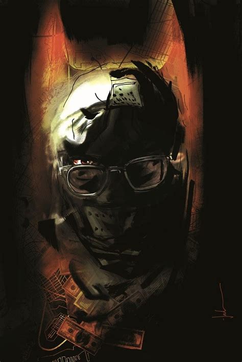 The Riddler Year One Textless Variant Cover By Jock Riddler