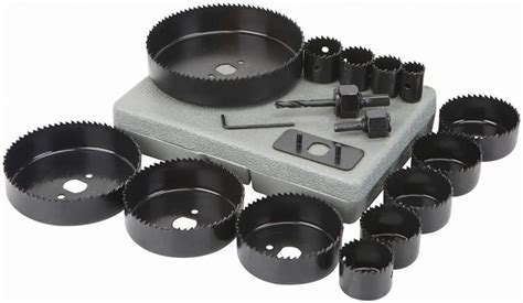 Carbon Steel Hole Saw Set Pc Amazon