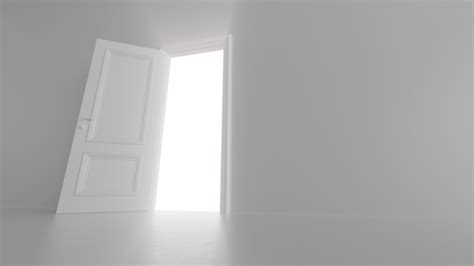 Premium Photo Light Coming Through An Open Door