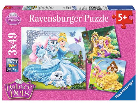 Ravensburger Puzzle Disney Princess Palast Tiere Belle Cinderella