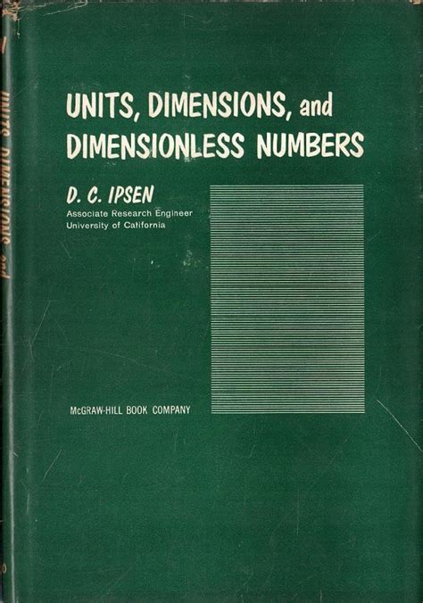 Units Dimensions And Dimensionless Numbers Books Amazon Ca