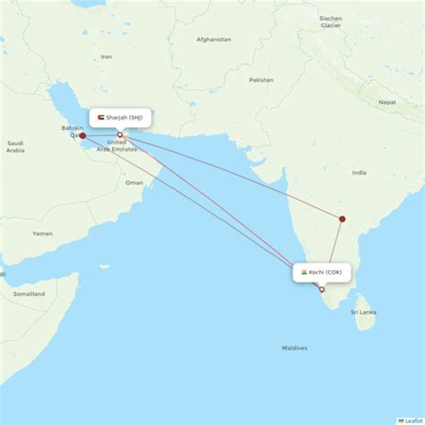 Air Arabia Routes Interactive Map With All Flights Flight Routes