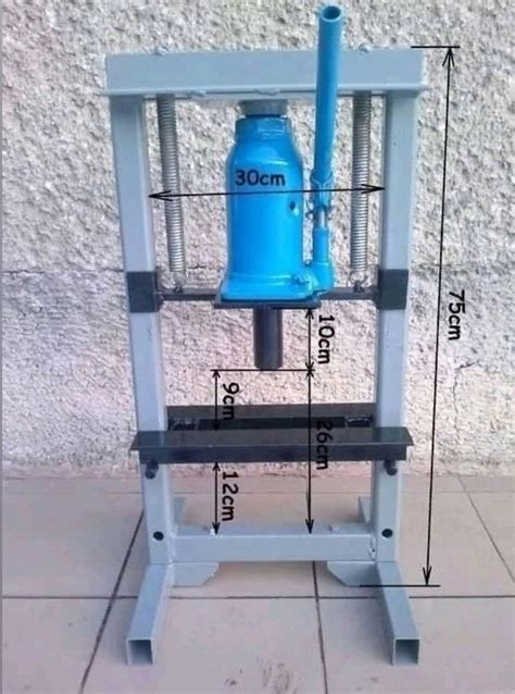 Make A Portable 5 Ton Mini Hydraulic Press Artofit