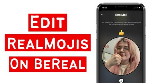 How To Create Change And Delete Realmojis On BeReal YouTube