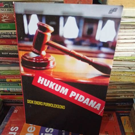 Jual Buku Hukum Pidana By Didik Endro Purwoleksono Shopee Indonesia