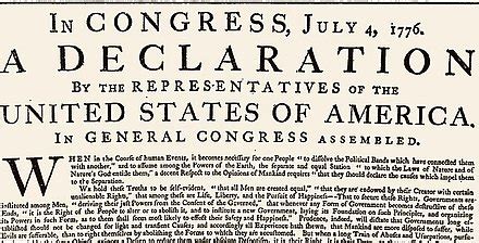 United States Declaration of Independence - Wikipedia