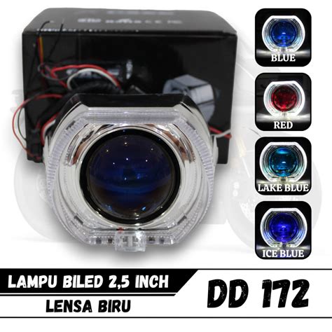 Jual Lampu Utama Biled Terbaik Lensa Biru Projector Biled Xcase