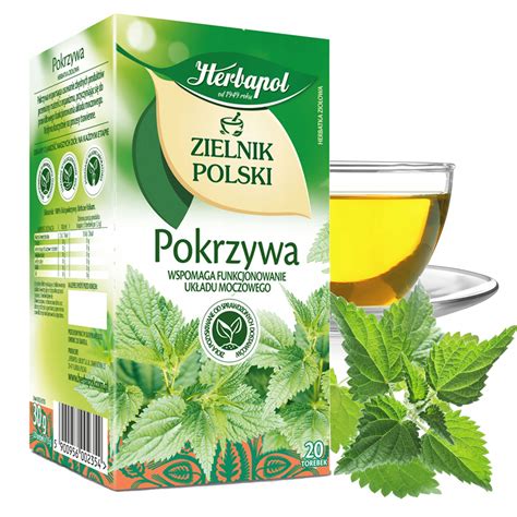 HERBATA HERBAPOL ZIELNIK POLSKI POKRZYWA 20T 10892209098 Allegro Pl