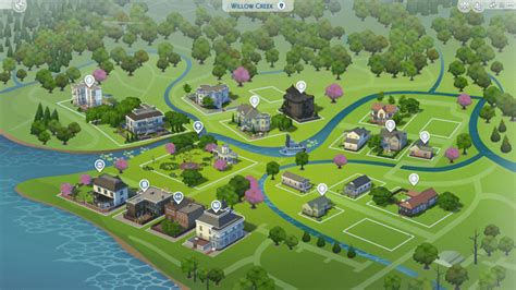 The Sims 4: World Map Visual Improvements!