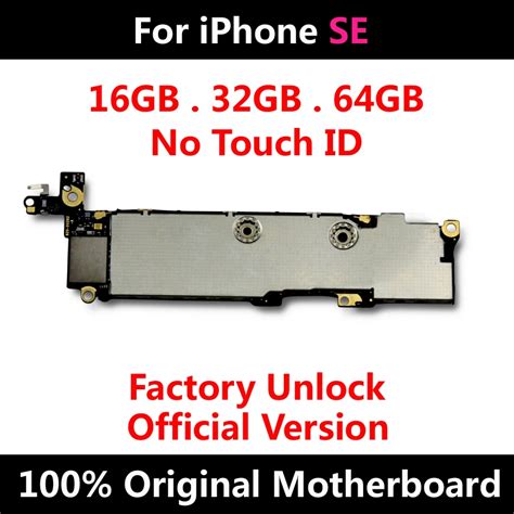 Original Mainboard For IPhone SE Unlock 16GB 32GB 64GB Motherboard