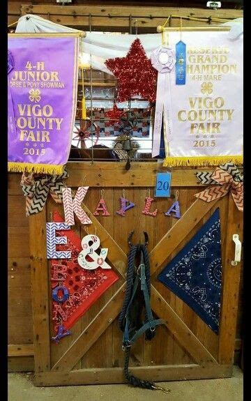 2015 stall decorations Stall Decorations, Vigo, 4 H, Pony, Holiday Decor, Home Decor, Pony Horse ...