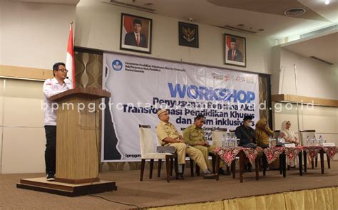 Tingkatkan Iklim Inklusivitas BPMP Gorontalo Gelar Workshop Penyusunan