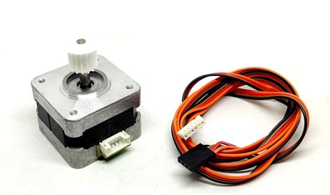 INVENTO 1Pcs Nema 17 4 Kg Cm Bipolar Stepper Motor With 15 Teeth Gear