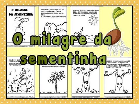 HISTÓRIA DA SEMENTINHA MEIO AMBIENTE Mistura de Alegria