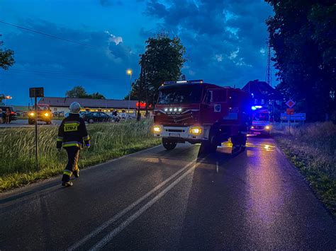 Zdarzenie drogowe w Drawnie Komenda Powiatowa Państwowej Straży