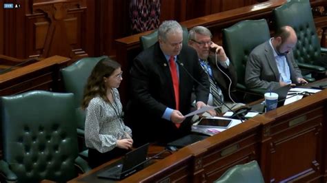 Rep Swanson Welcomes Galesburg Student As Page For A Day Youtube