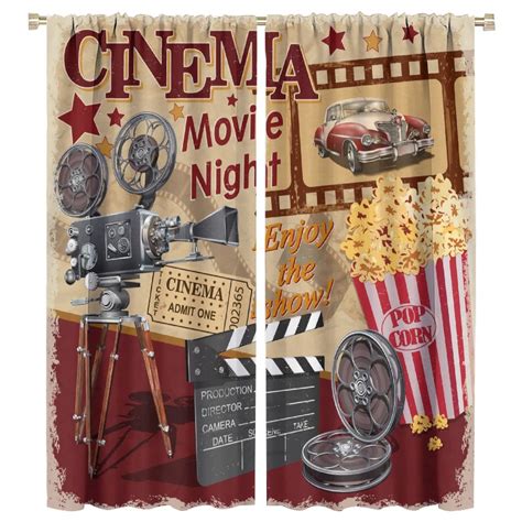 Retro Movie Theater Food Cartoon