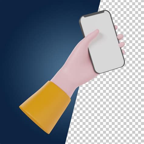 Premium PSD Hand Gesture 3d Render Illustration