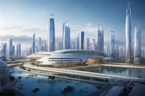 Premium Photo | Net City China's Futuristic Urban Landscape Unveiled