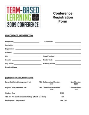 Fillable Online Utexas Conference Registration Form The University Of