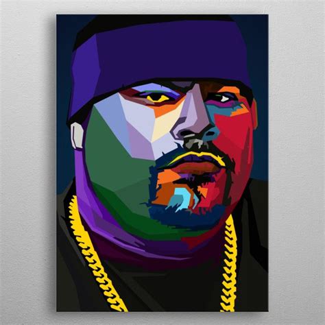 Big Pun Rapper Poster By Nguyen Dinh Long Displate Big Pun