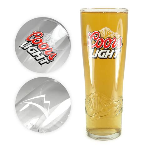 Official Nucleated Coors Light Half Pint Beer Glass 5055261839703 Ebay