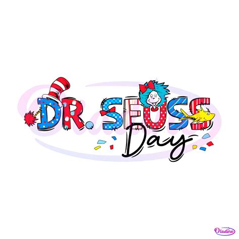 Happy Dr Seuss Day PNG