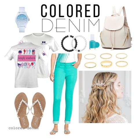 Colored Denim Fashion