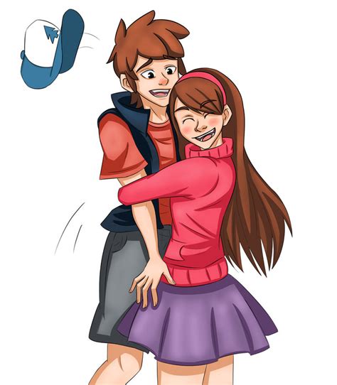 Dipper and Mabel- Bear Hug by Syke37 on DeviantArt