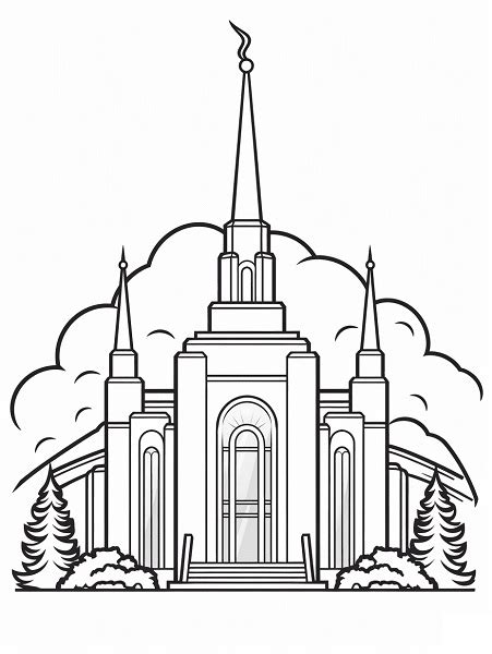 Coloring Page Temple And Coloring Book 6000 Coloring Pages