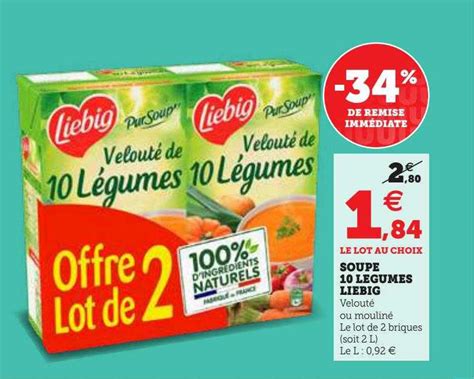 Promo Soupe 10 Légumes Liebig chez Super U iCatalogue fr