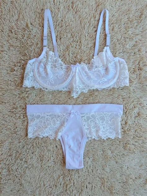 Conjunto Lingerie Sem Bojo Renda E Micro Fibra Priscila Shein Brasil