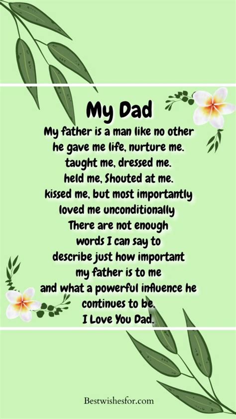 Fathers Day 2022 Poems Fathers Day Poem Best Wishes Fathers Day