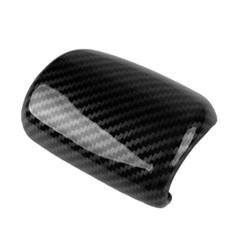 Black Carbon Fiber Stijl Pookknop Cover Trim Voor Grandado