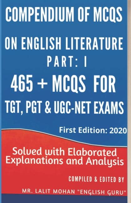 McQs On English Literature COMPENDIUM OF MCQs Based On English