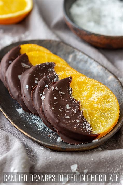 Candied Oranges Dipped in Chocolate - Happy Foods Tube