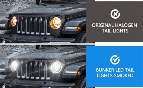 Amazon Bunker Indust Inch Led Headlights For Jeep