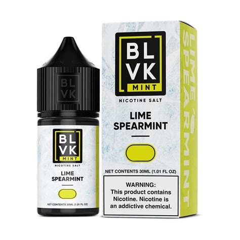 BLVK MINT NIC SALT 30ml 50mg Atacado Pods