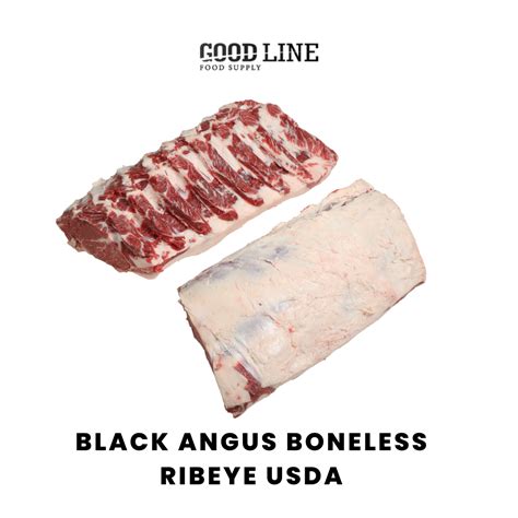 Black Angus Boneless Ribeye Usda Goodline