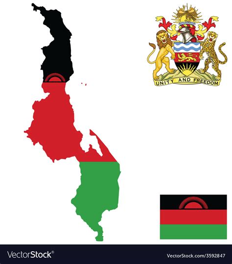 Republic Of Malawi Flag Royalty Free Vector Image