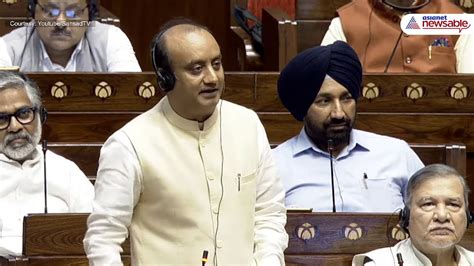 BJP S Sudhanshu Trivedi Slams INDI Alliance In Parliament Motion Of