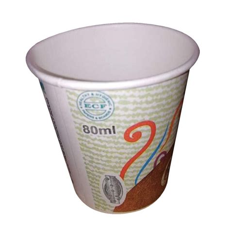 Packet Size 50 Pieces Mix 80 Ml Paper Coffee Cup At Rs 0 27 Piece In