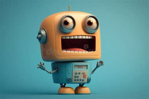 Happy Robot Emoji Stock Illustration Illustration Of Flat 273067305