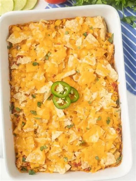 Easy Nacho Chicken Casserole Recipe Eating On A Dime