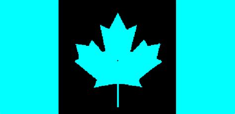 Canada Flag Afterimage