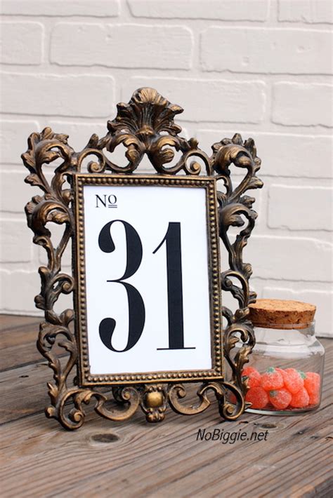 12 Free Printable Table Numbers