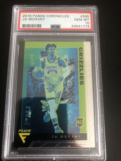 Panini Chronicles Flux Ja Morant Rc For Sale Online Ebay