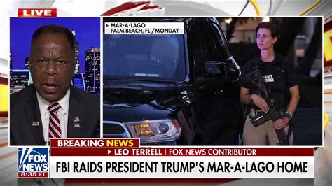 Leo Terrell Fbi Raid Is An Attempt To Prevent Trump From Running In 2024 Fox News Video